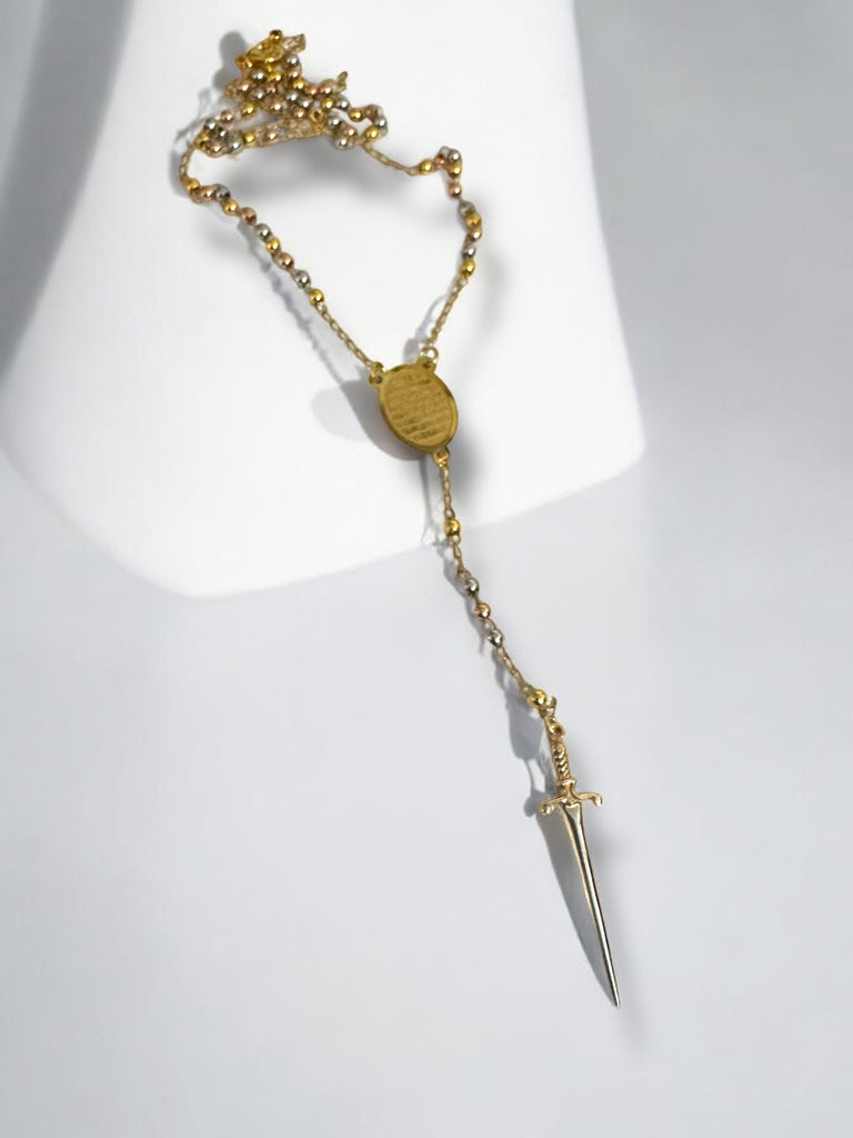 Rosary Dagger Necklace