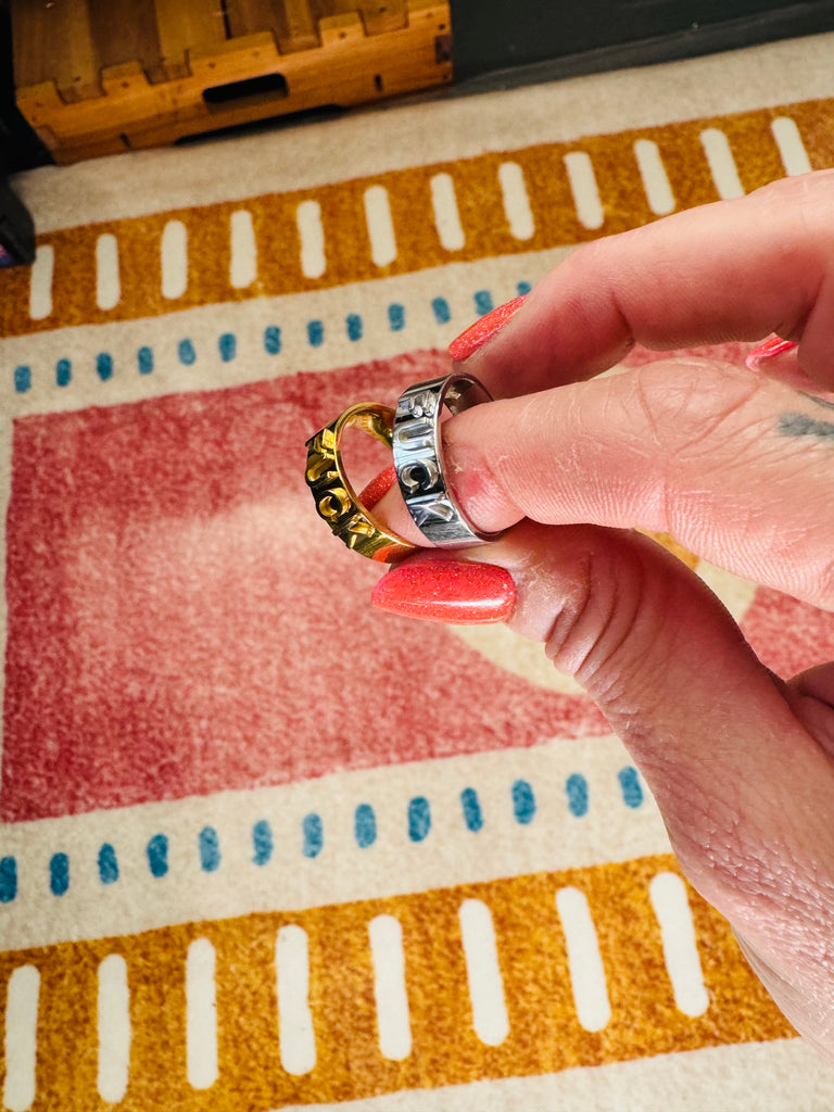 Raised Fuck Cigar Band Ring