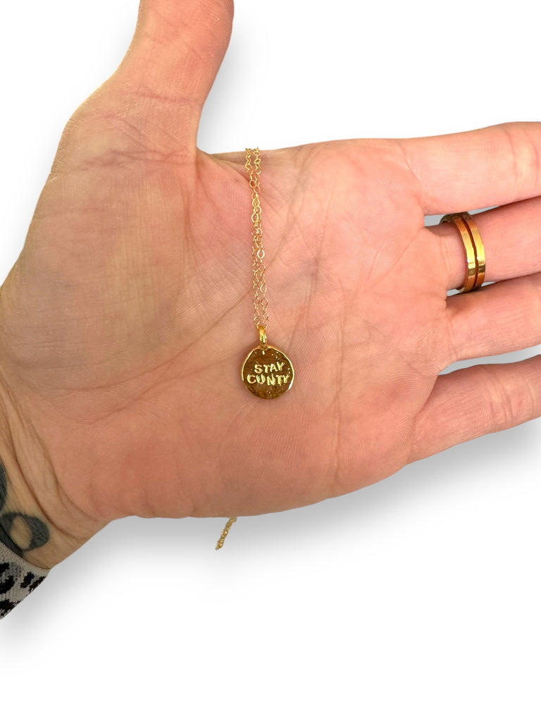 Gold Vermeil Smash Pendant Charm