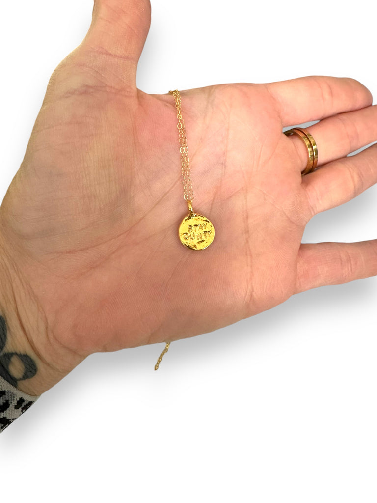 Gold Vermeil Smash Pendant Charm