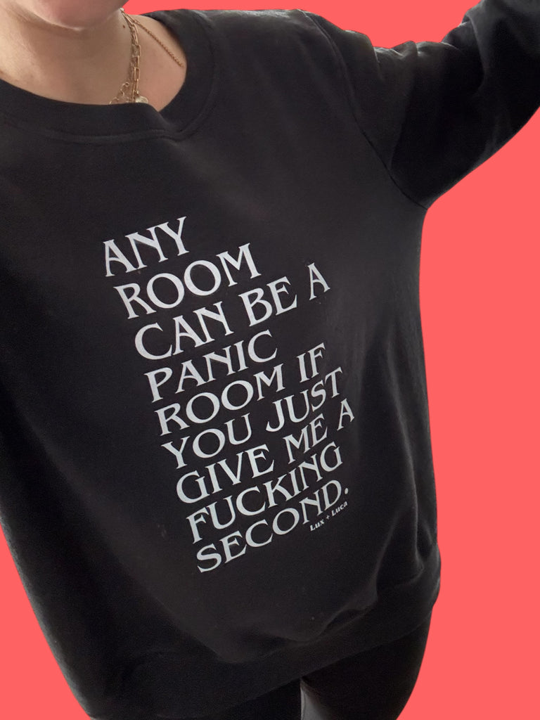 Panic Room Unisex Crewneck Sweatshirt