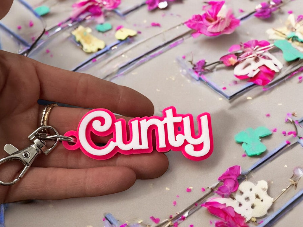 Cunty Acrylic Keychain