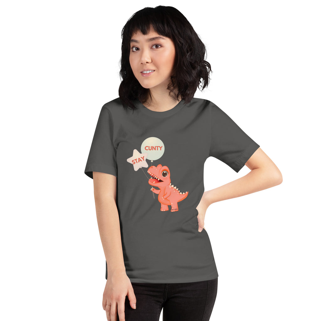 Stay Cunty Dinosaur Unisex t-shirt